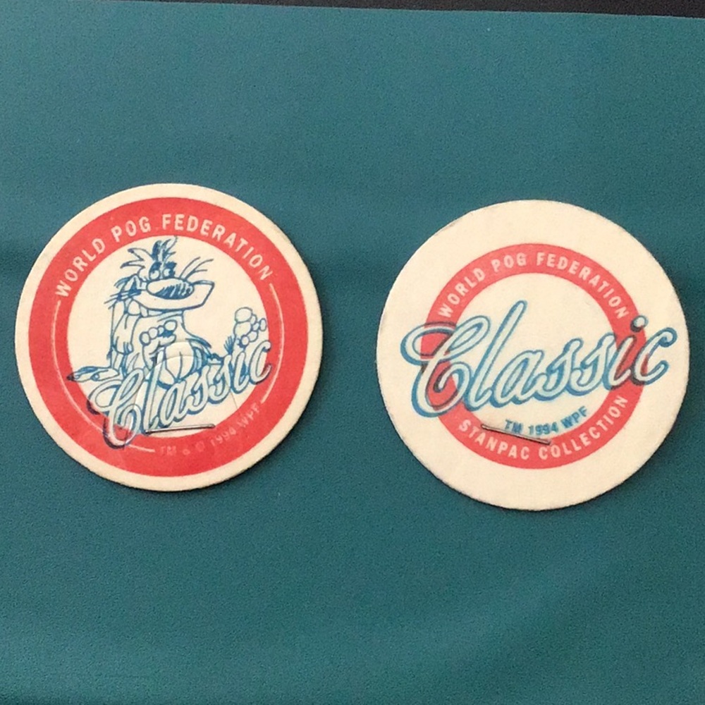 TM 1994 CLSSIC  World POG Federation Stanpac  Collection 2 POGS